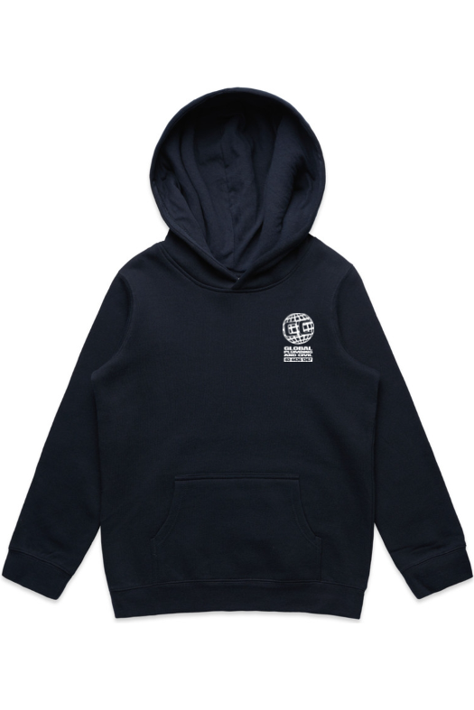 GLOBAL LOGO KIDS SUPPLY NAVY HOOD | CC GLOBAL PLUMBING