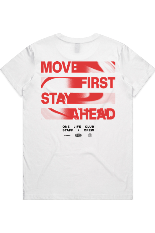 ONE LIFE CLUB MEMBERS ONLY MAPLE WHITE TEE | ONE LIFE CLUB