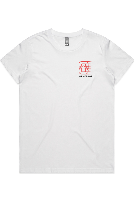 ONE LIFE CLUB MEMBERS ONLY MAPLE WHITE TEE | ONE LIFE CLUB