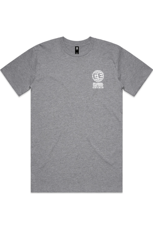 GLOBAL LOGO CLASSIC GREY TEE | CC GLOBAL PLUMBING