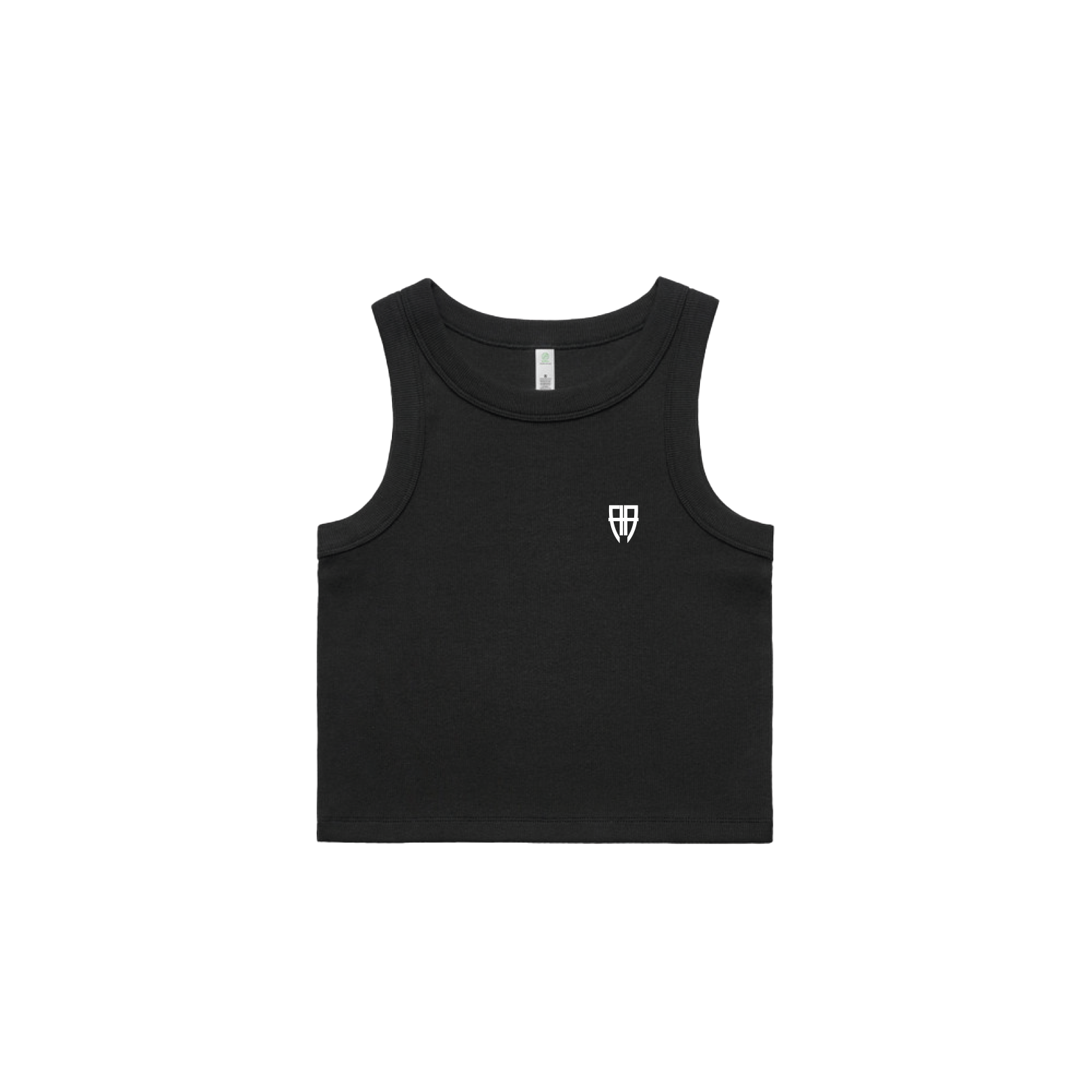 ARMOURED BLACK CROP TANK | ARMOURED MERCH