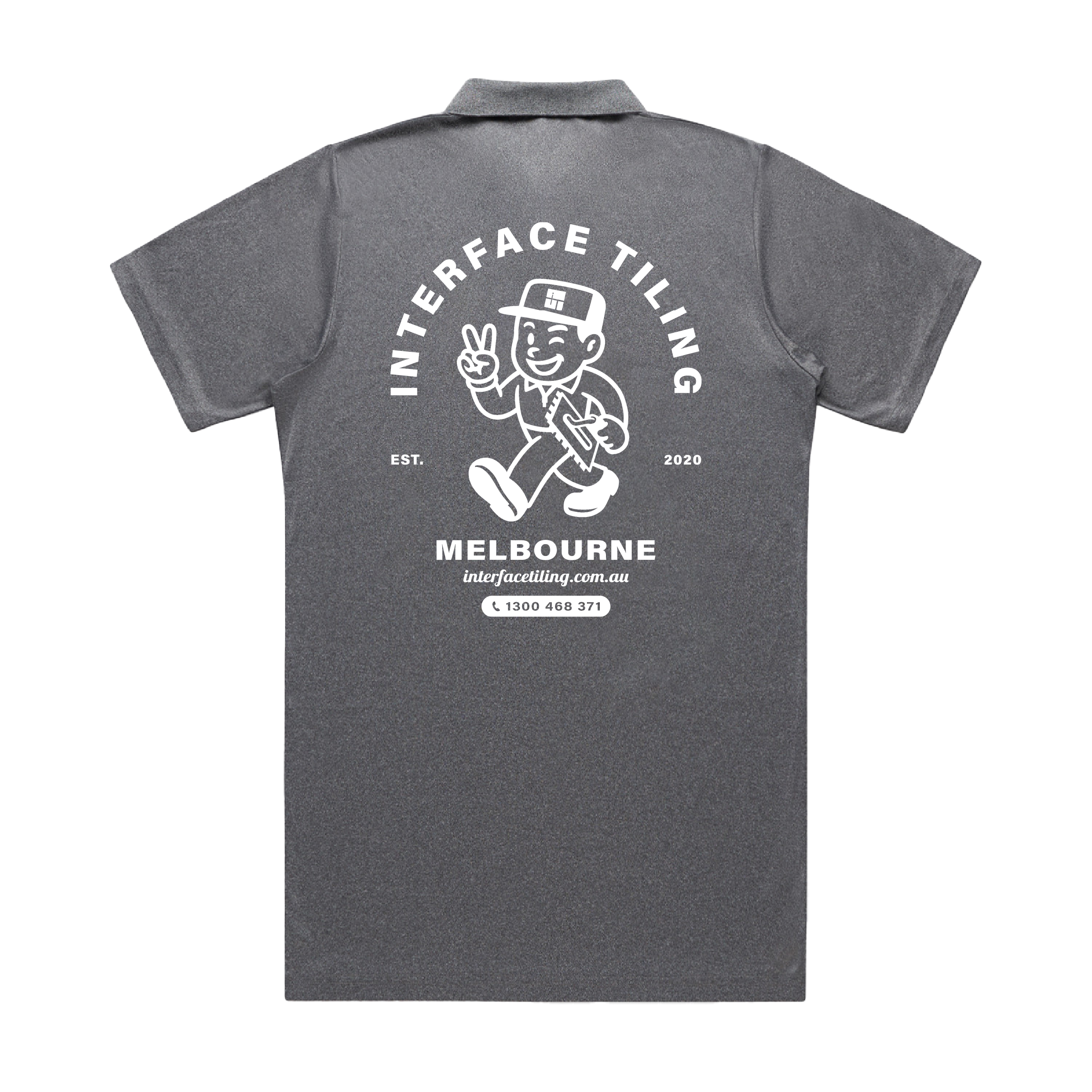 INTERFACE TILING CHARACTER GRAPHITE ACTIVE POLO  | INTERFACE TILING