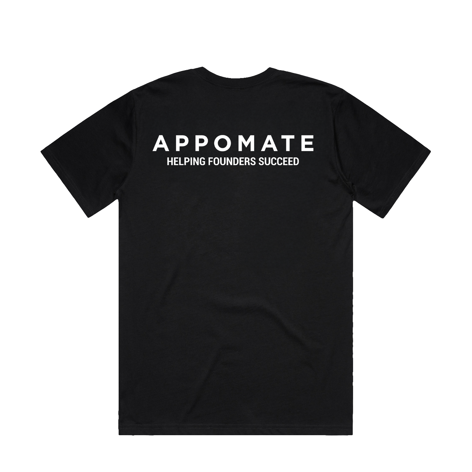 APPOMATE LOGO CLASSIC BLACK TEE | APPOMATE