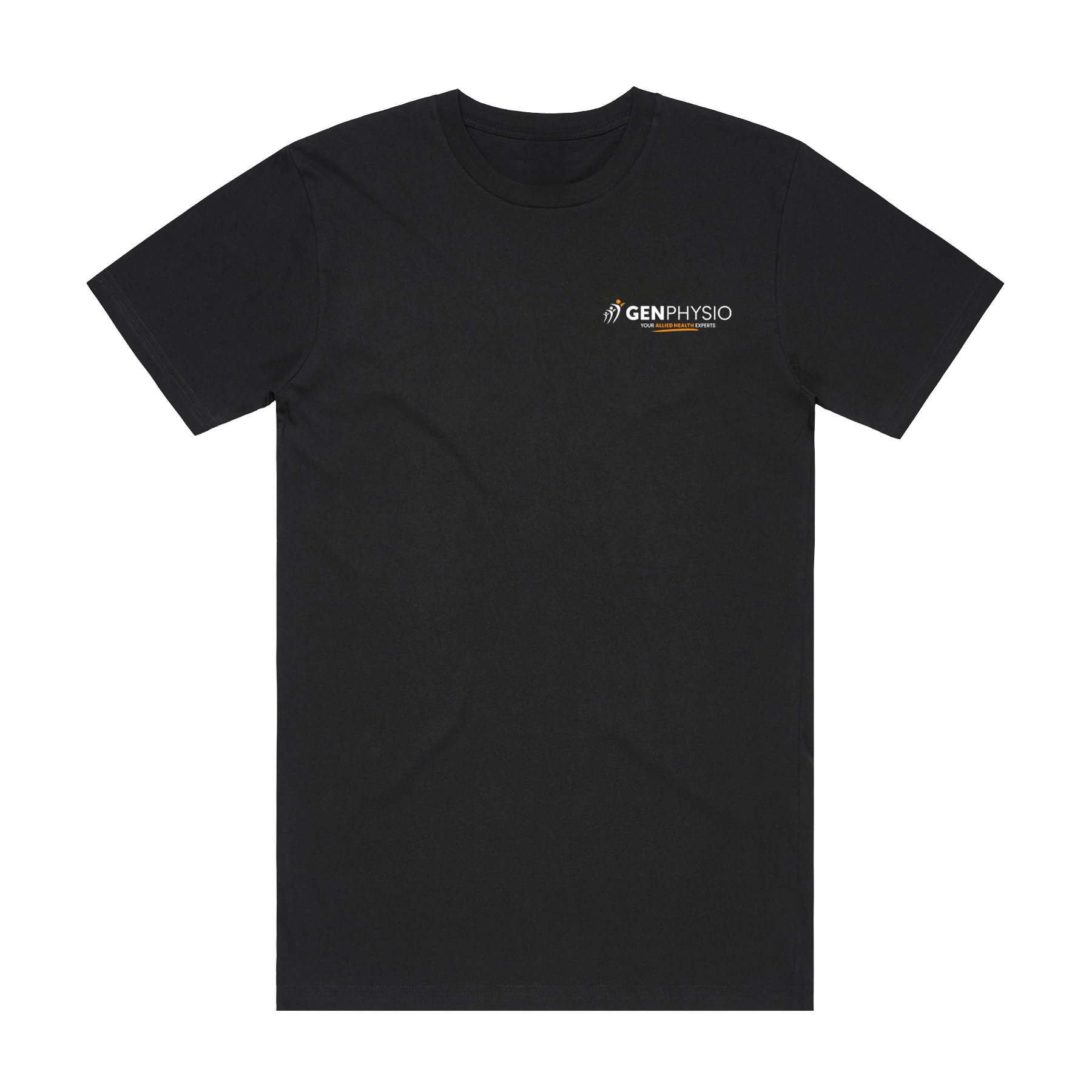 BRAND PROMISE BLACK BLOCK TEE | GENPHYSIO