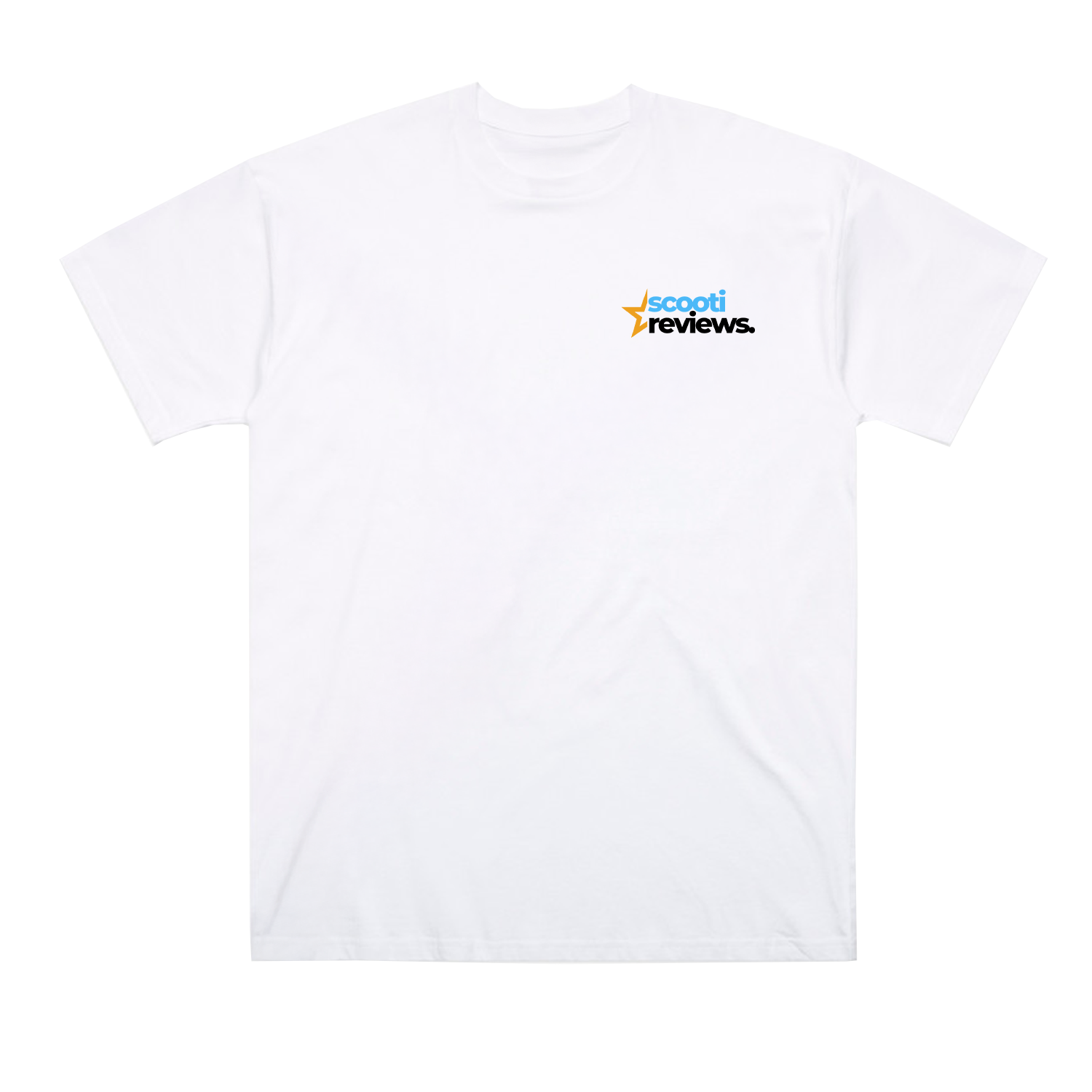 SCOOTI REVIEWS BLUE ROCKET CLASSIC OVERSIZED WHITE TEE | SCOOTI REVIEWS