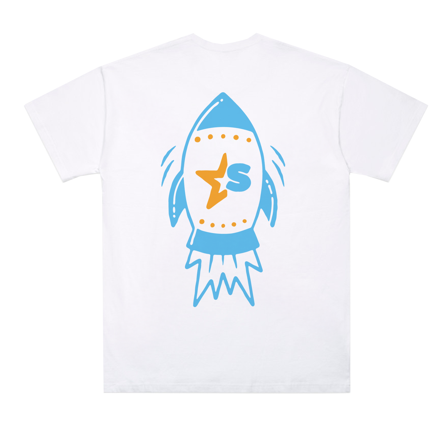 SCOOTI REVIEWS BLUE ROCKET CLASSIC OVERSIZED WHITE TEE | SCOOTI REVIEWS