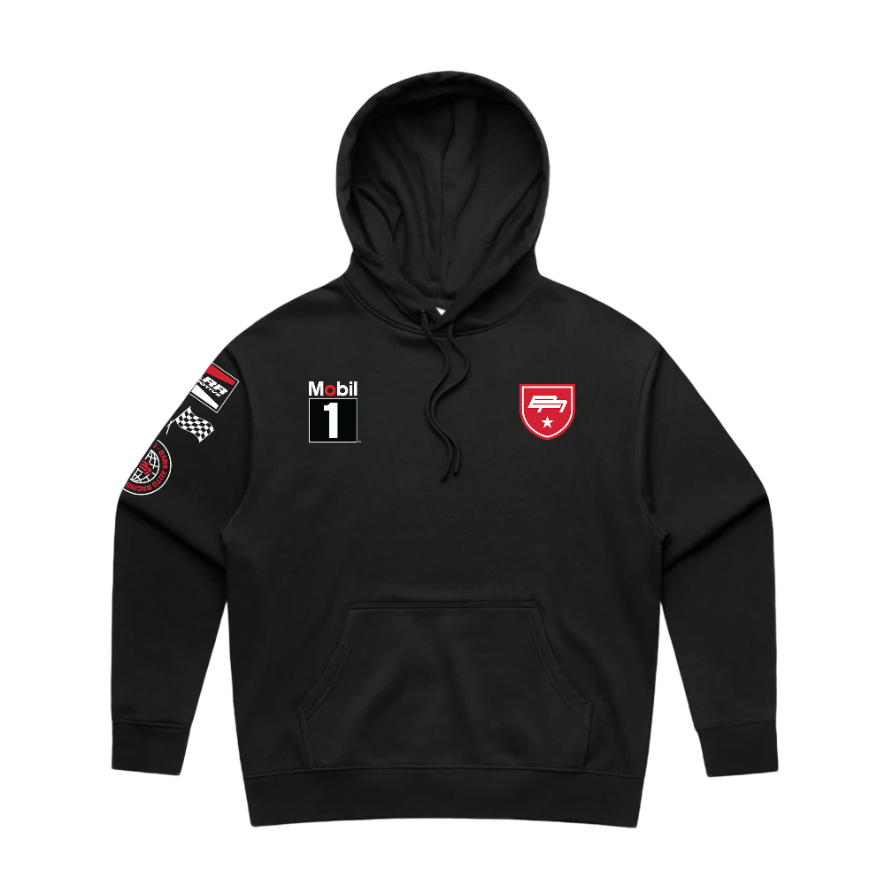 BARR AUTOMOTIVE LOGO HIT BLACK WOMENS HOODIE | BARR AUTOMOTIVE