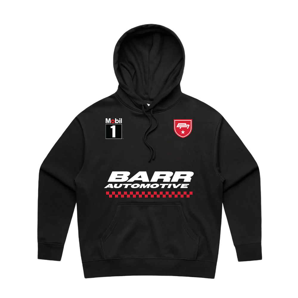 BARR AUTOMOTIVE RACING BLACK WOMENS HOODIE | BARR AUTOMOTIVE