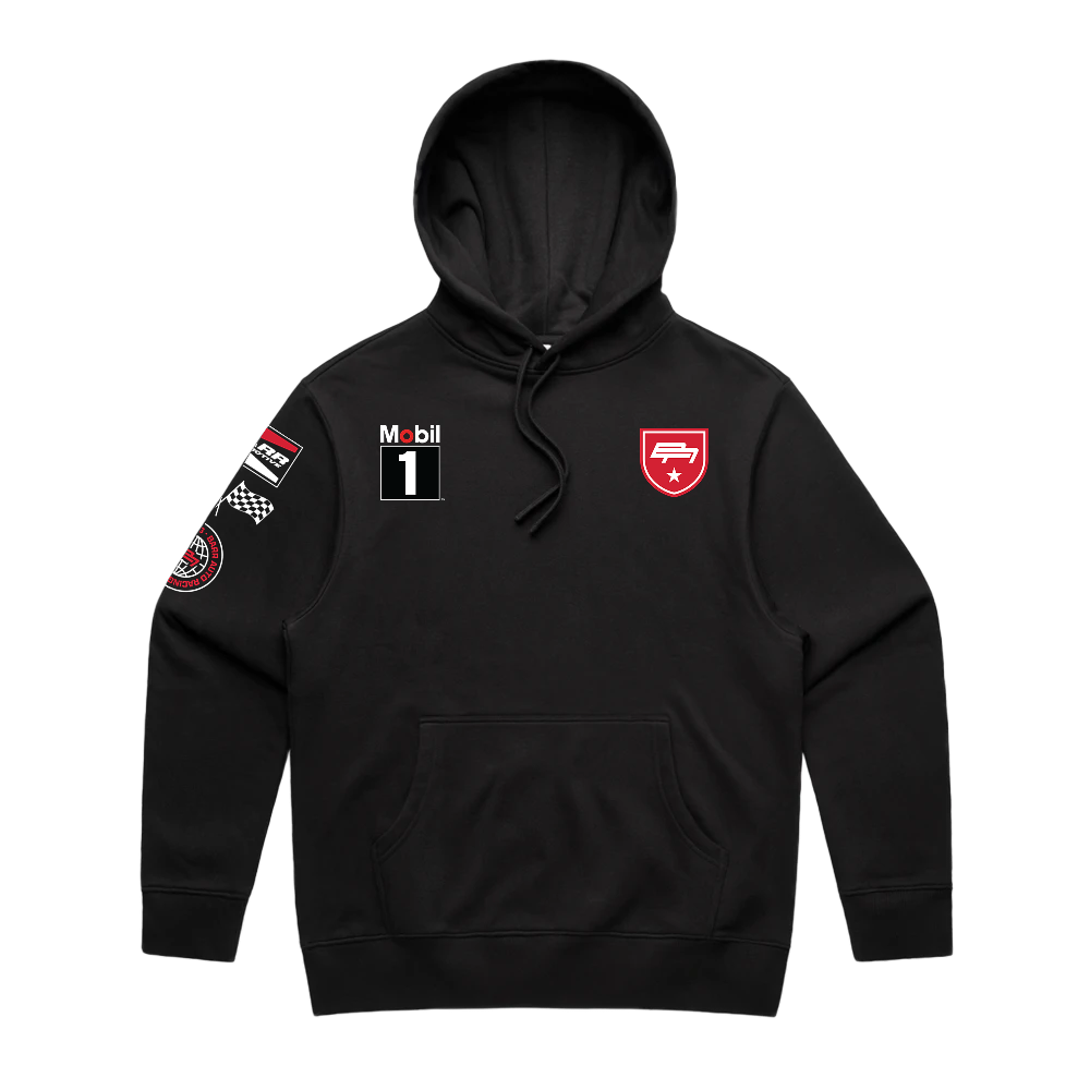 BARR AUTOMOTIVE LOGO HIT BLACK HOODIE | BARR AUTOMOTIVE