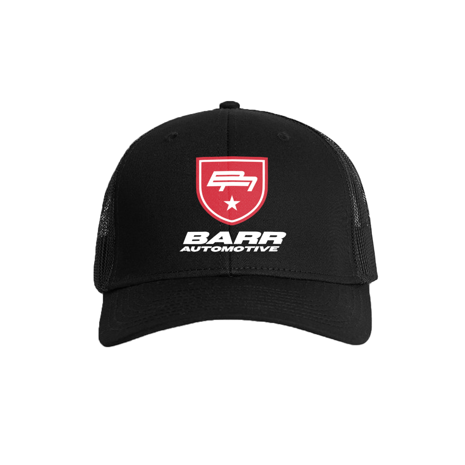 BARR AUTOMOTIVE LOGO BLACK TRUCKER CAP | BARR AUTOMOTIVE