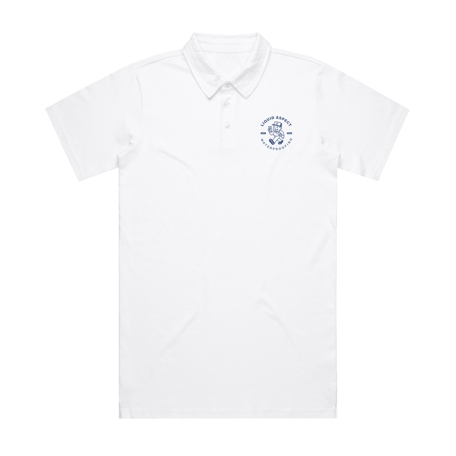 LIQUID ASPECT WATERPROOFING CHARACTER WHITE CHAD POLO  | LIQUID ASPECT WATERPROOFING