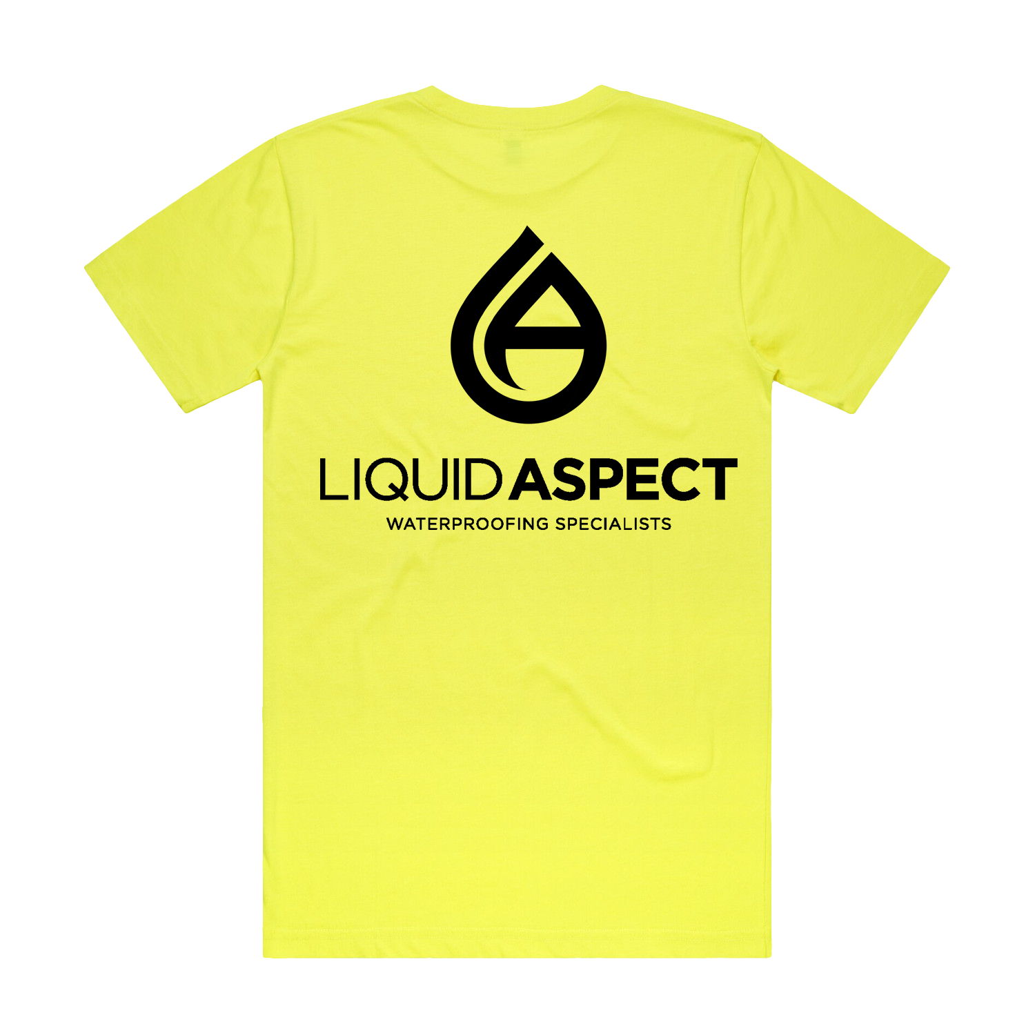 LIQUID ASPECT LOGO YELLOW TEE | LIQUID ASPECT
