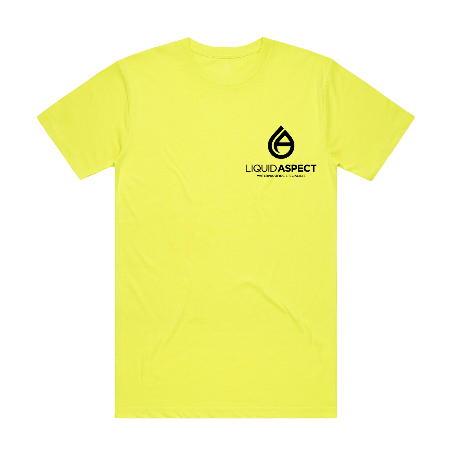 LIQUID ASPECT LOGO YELLOW TEE | LIQUID ASPECT