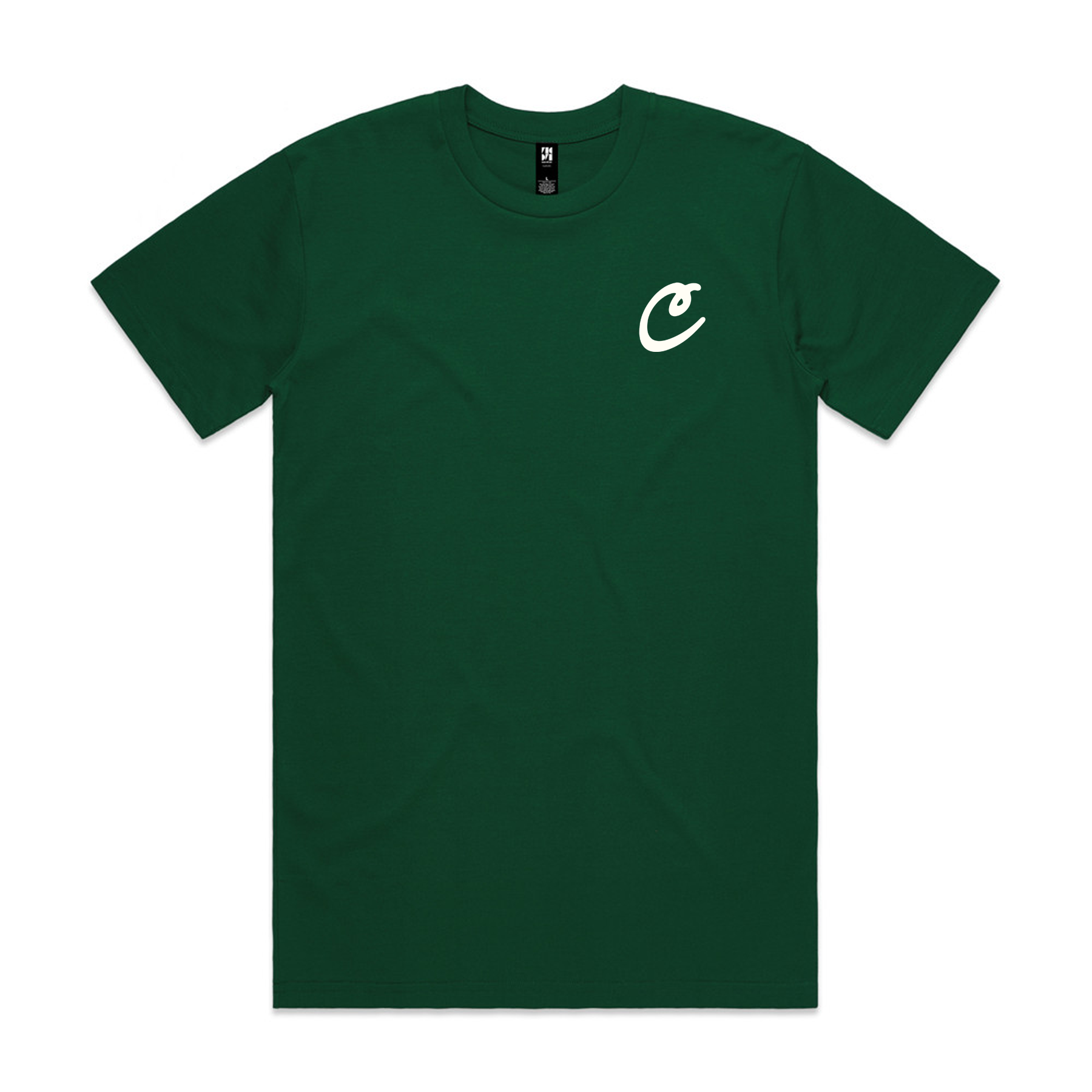 C LOGO GREEN TEE | CANNAPONICS