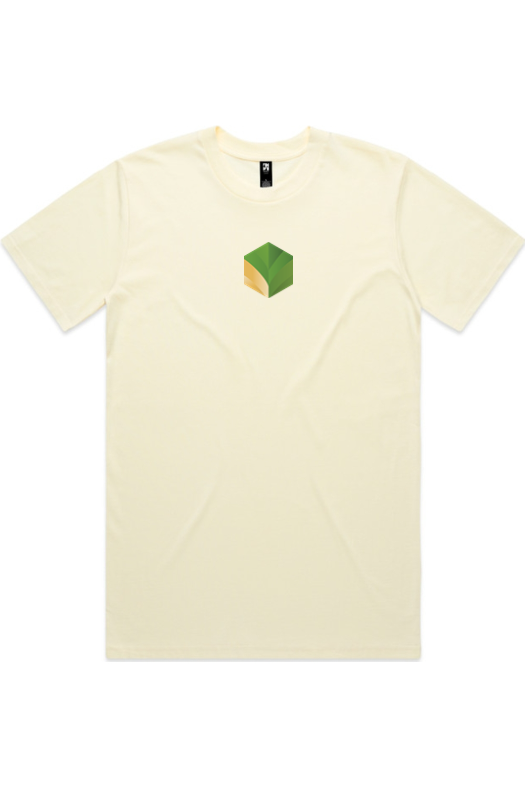BIG C LOGO CREAM MENS TEE | CANNAPONICS