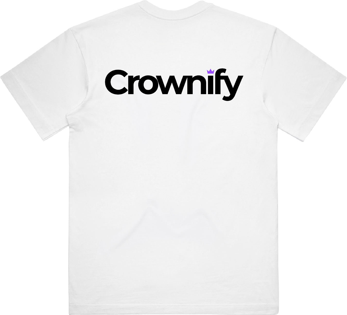 CROWNIFY WHITE BOX TEE  | CROWNIFY
