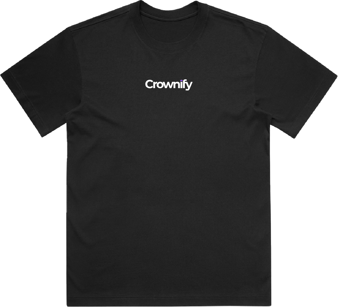 CROWNIFY BLACK BOX TEE  | CROWNIFY
