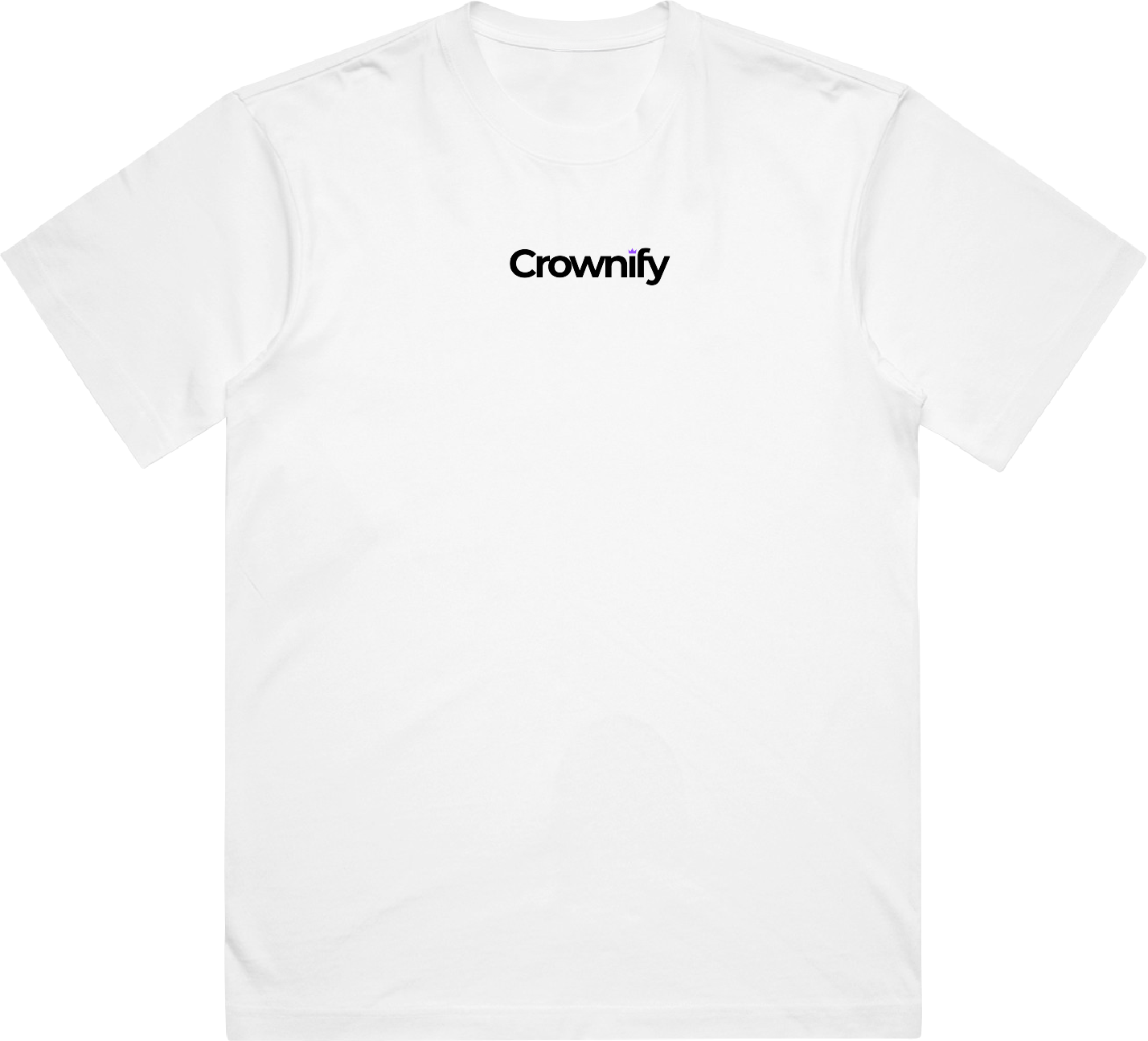 CROWNIFY WHITE BOX TEE  | CROWNIFY