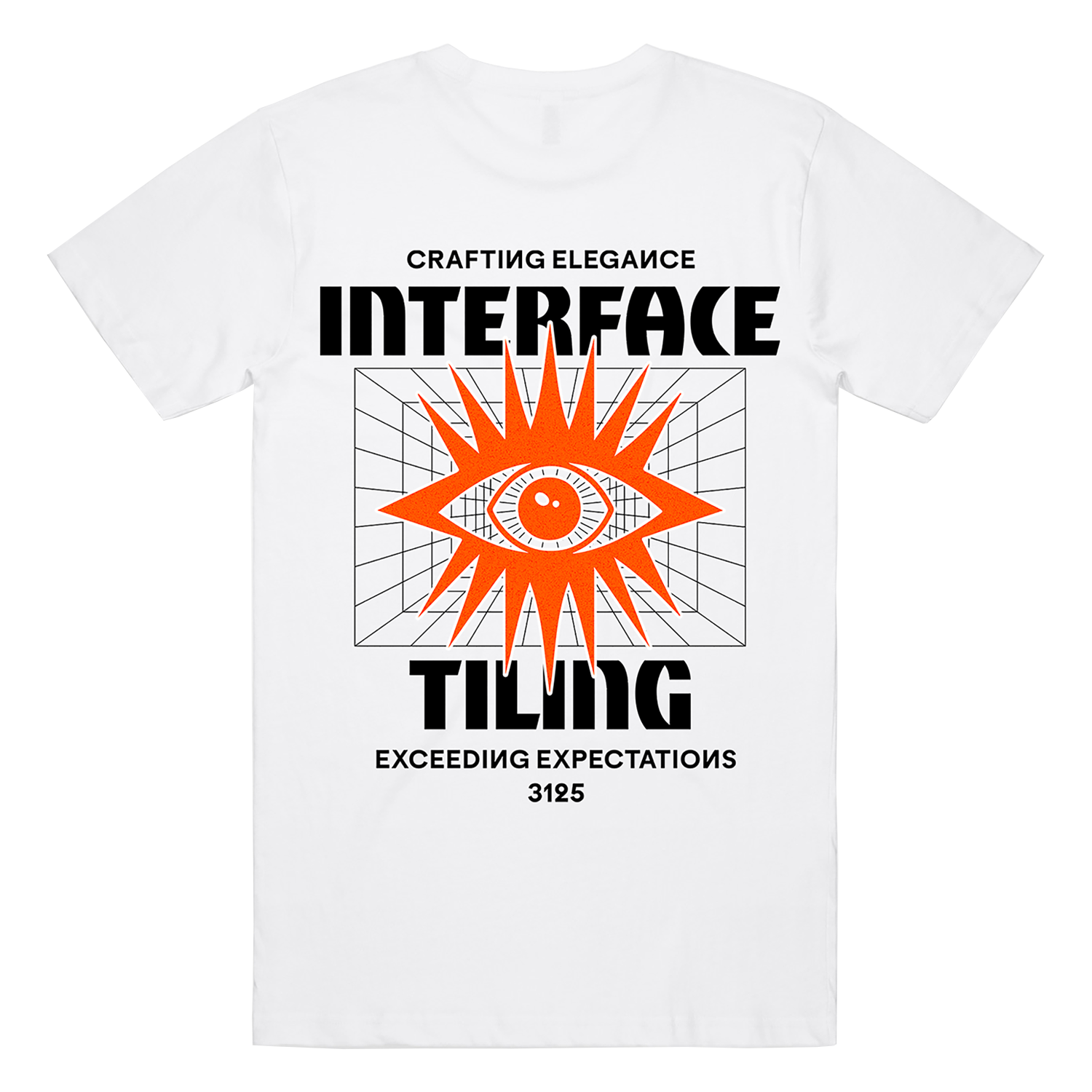 EYE FOR EXCELLENCE WHITE TEE | INTERFACE TILING