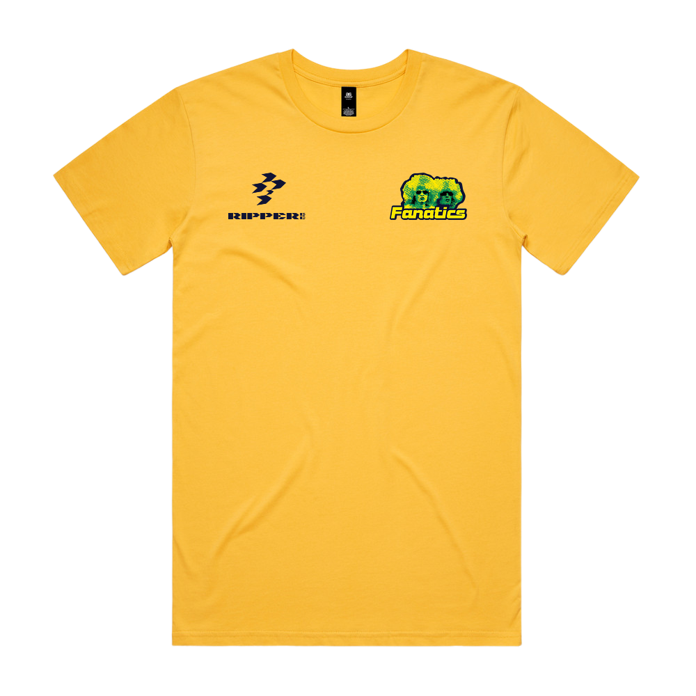RIPPER LIV ADELAIDE LOGO YELLOW STAPLE TEE