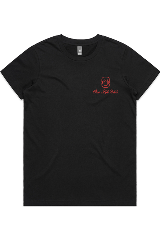 ONE LIFE CLUB GOLD COAST SUMMIT WO'S MAPLE BLACK TEE | ONE LIFE CLUB