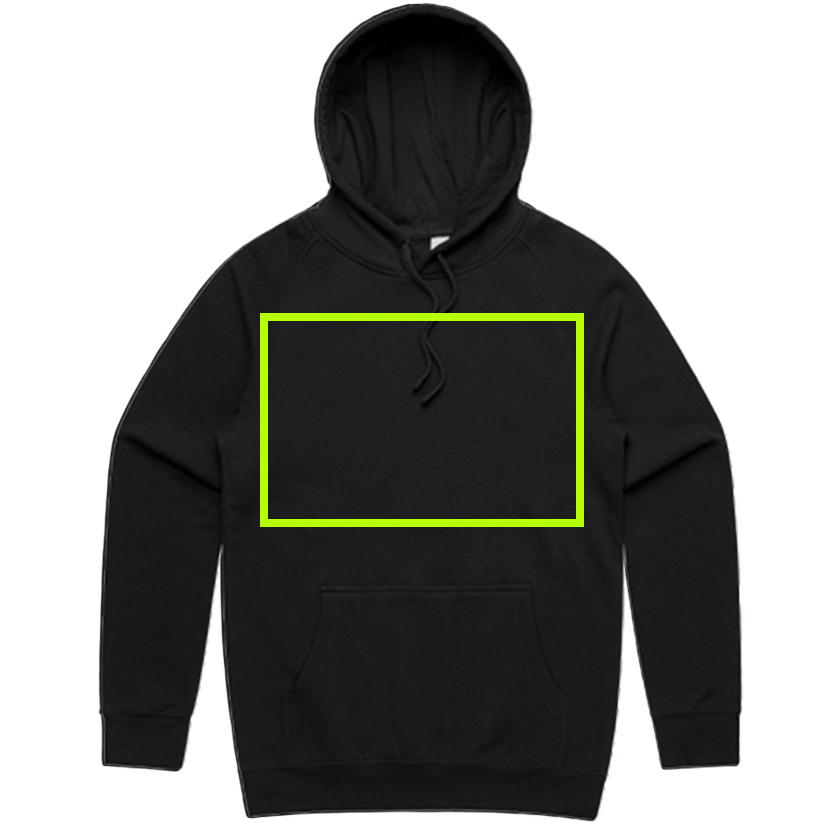 ESSENTIAL HOODED JUMPER 5101 (2 SIDE PRINT)