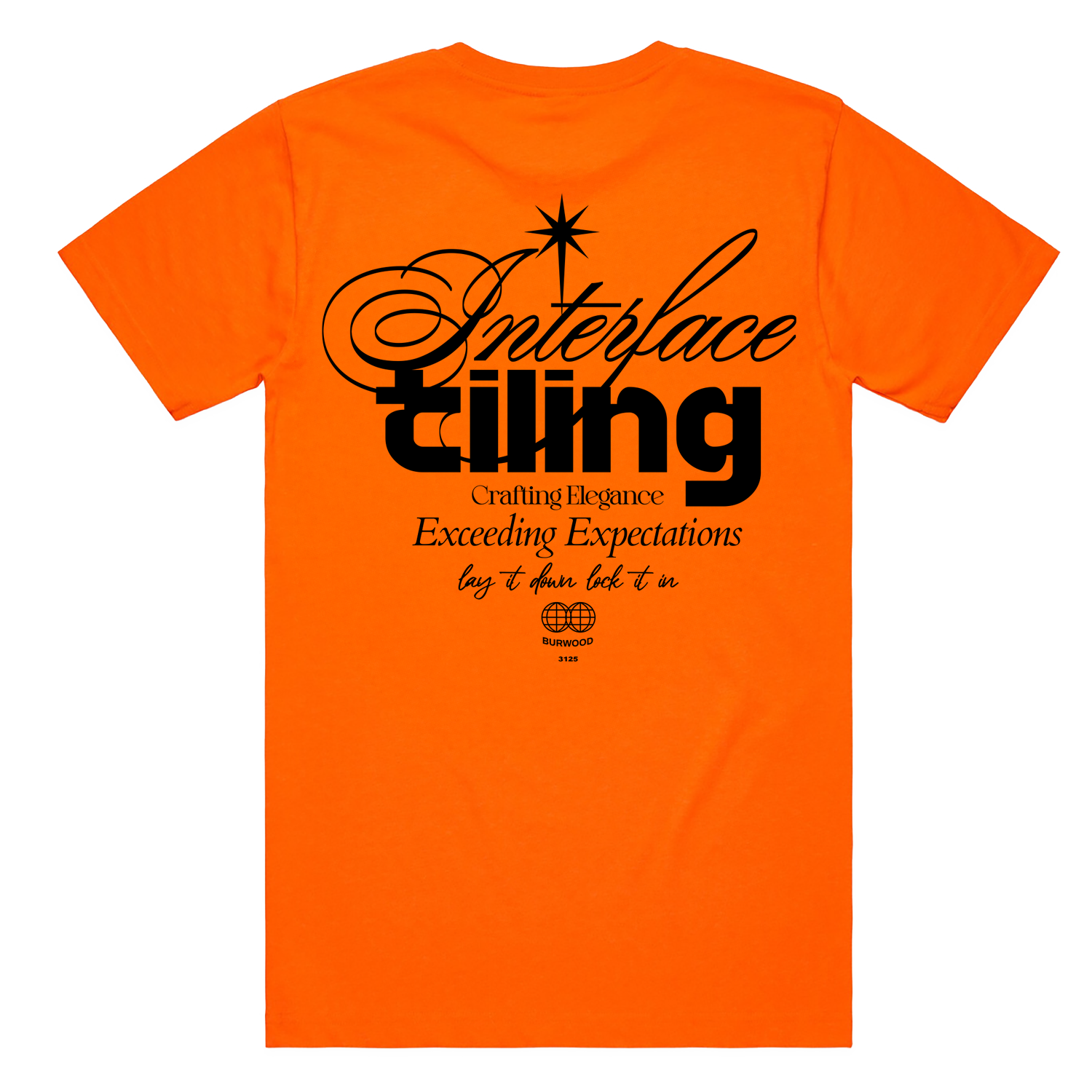 INTERFACE TILINGSAFTEY ORANGE TEE | INTERFACE TILING