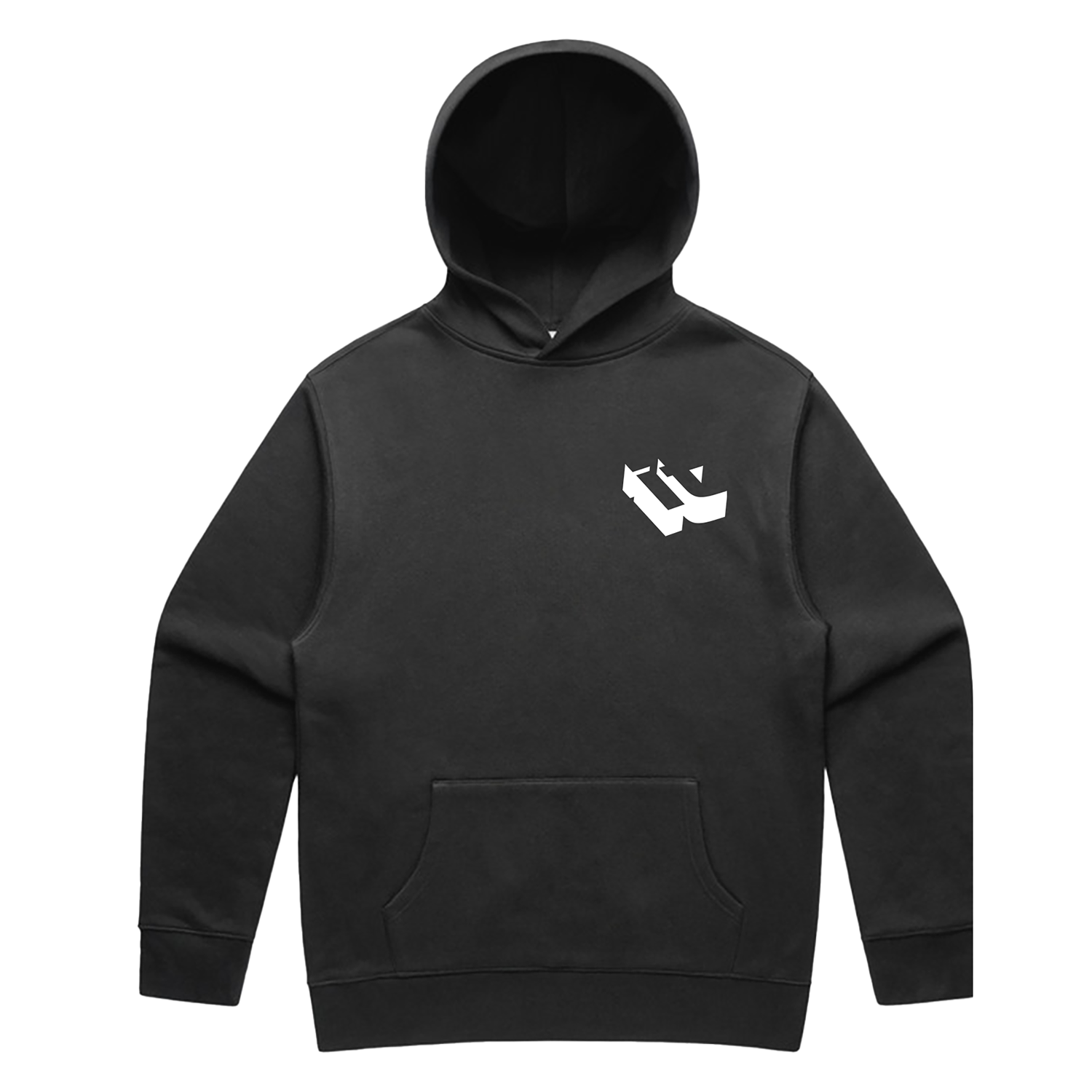 INTERFACE TILING BLACK HOODIE | INTERFACE TILING