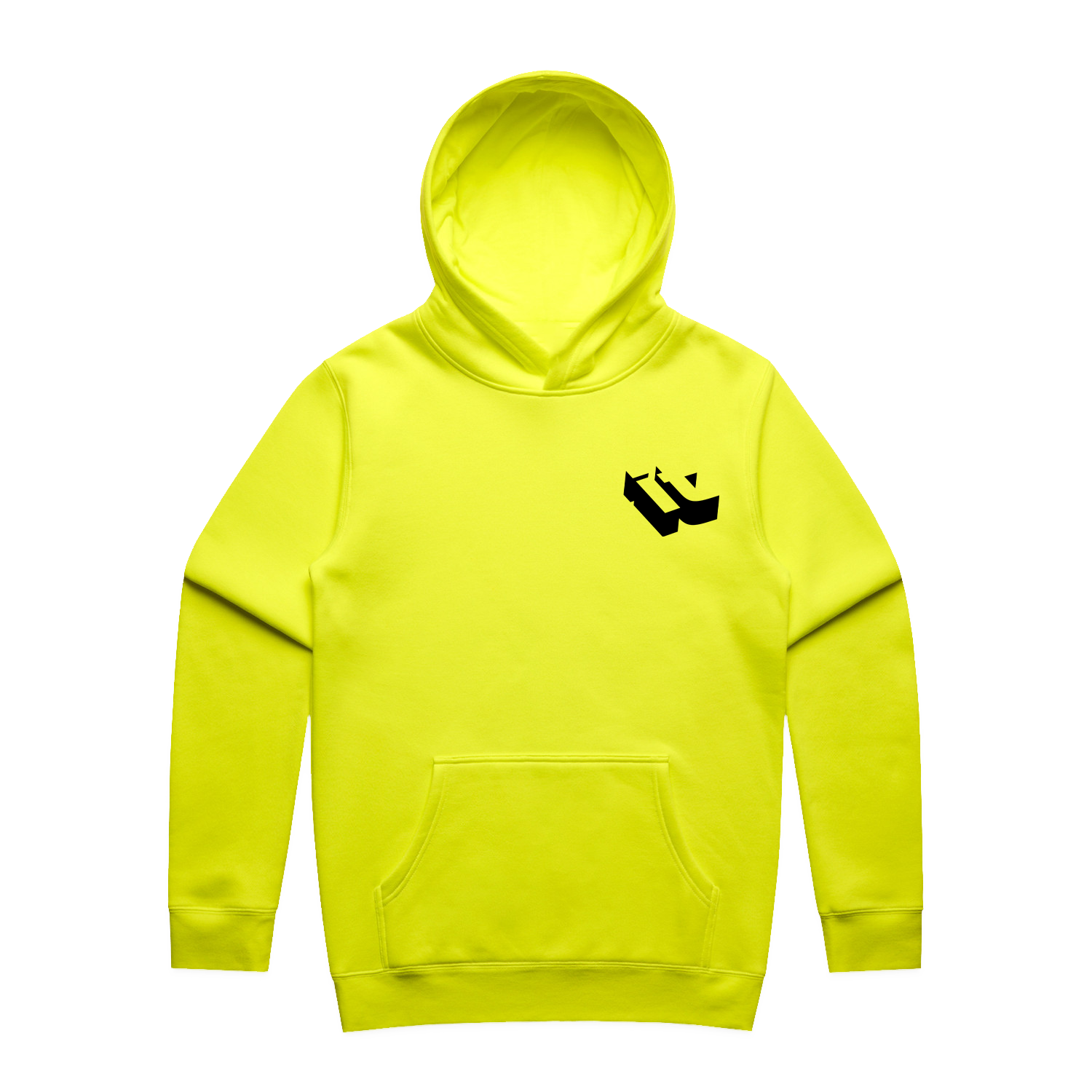 INTERFACE TILING SAFETY STENCIL YELLOW HOODIE | INTERFACE TILING
