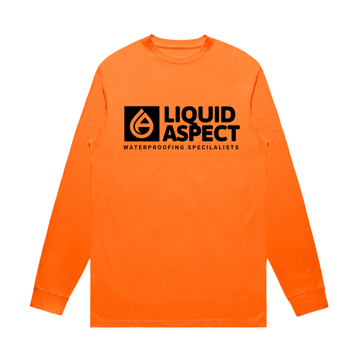 LIQUID ASPECT SAFETY ORANGE LONGSLEEVE TEE | LIQUID ASPECT