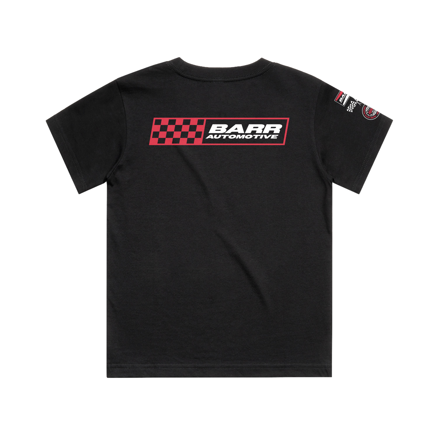 BARR AUTOMOTIVE LOGO HIT KIDS CLASSIC BLACK TEE | BARR AUTOMOTIVE