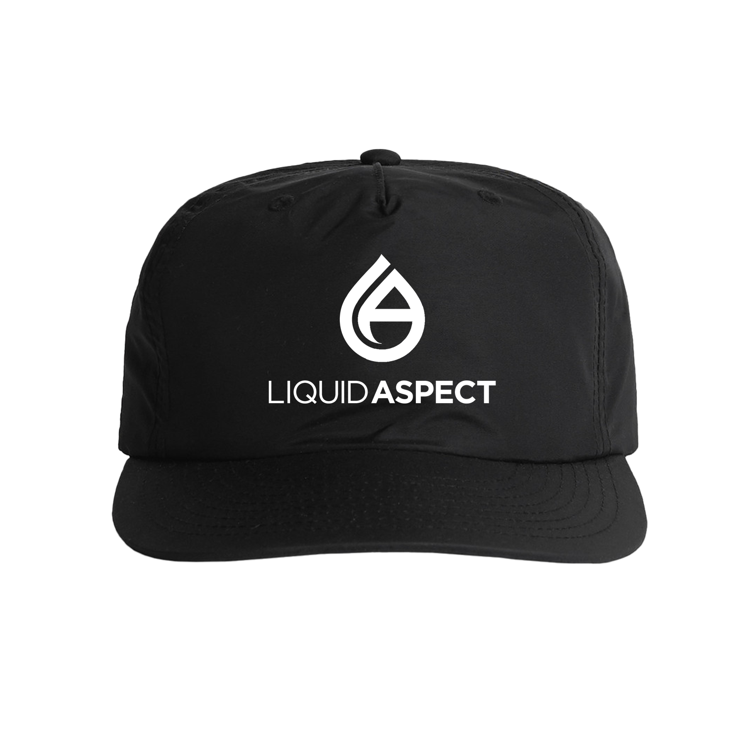 LOGO BLACK CAP | LIQUID ASPECT