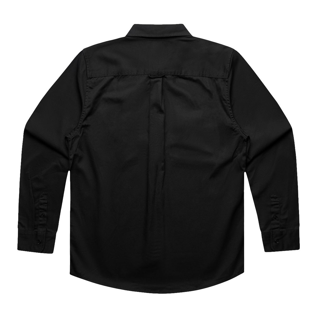 WORKWEAR BLACK EMBROIDERED WORK SHIRT | TRADIES PLACE