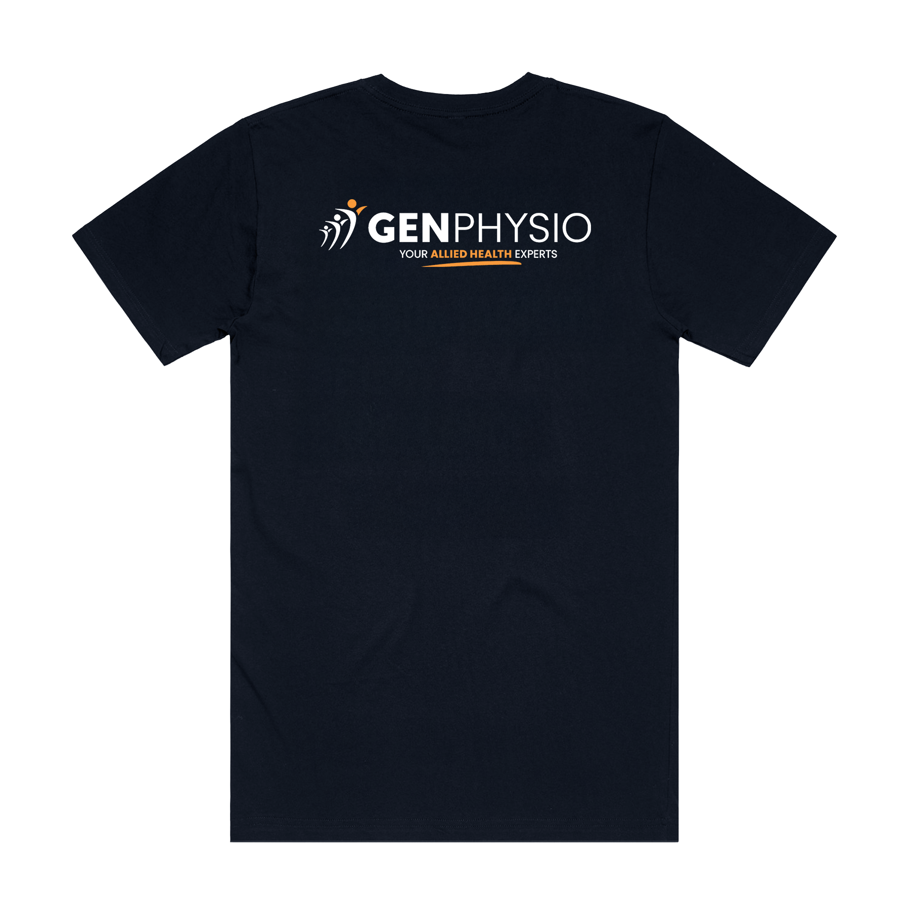 BRAND PROMISE NAVY STAPLE TEE | GENPHYSIO