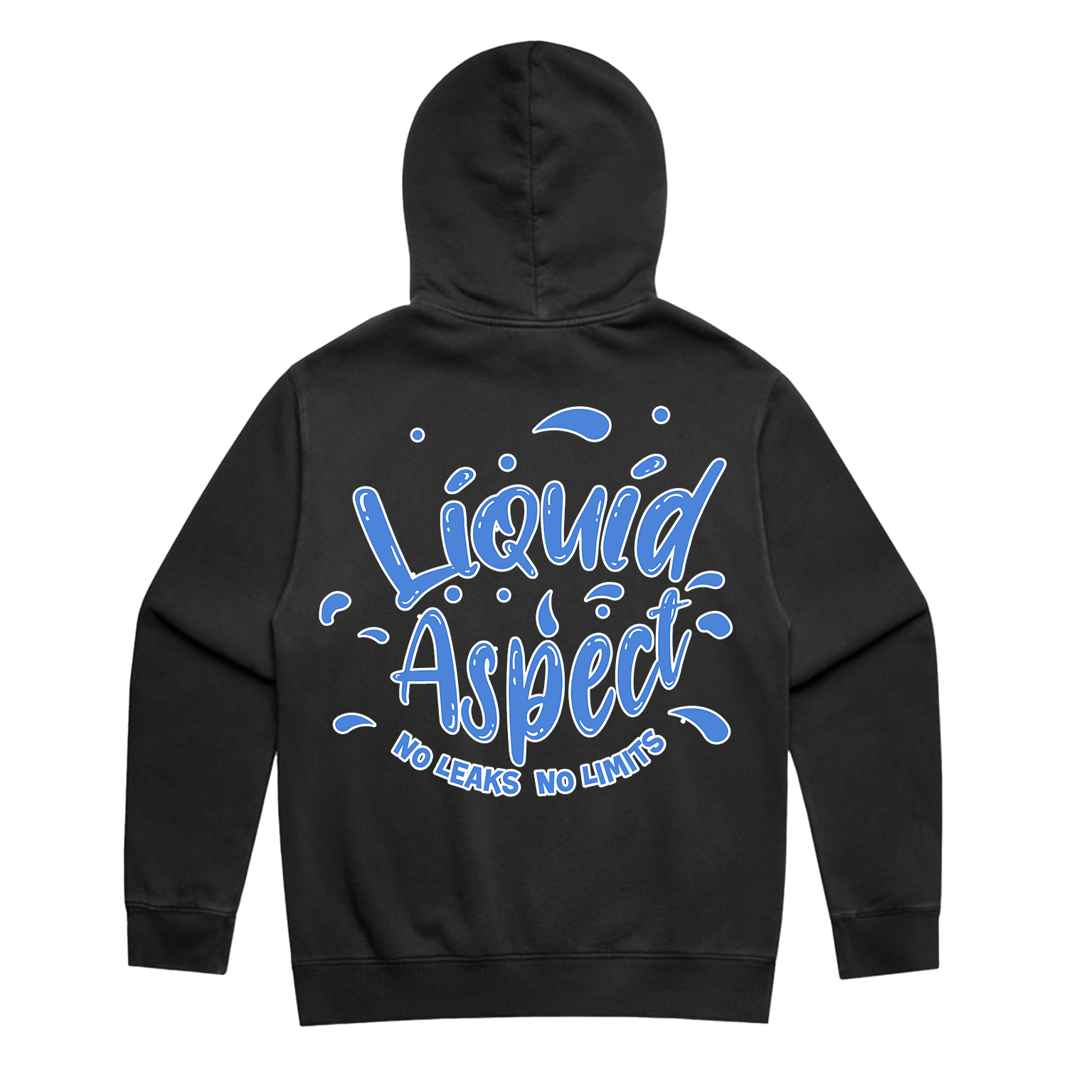 LIQUID ASPECT BLACK HOODIE | LIQUID ASPECT