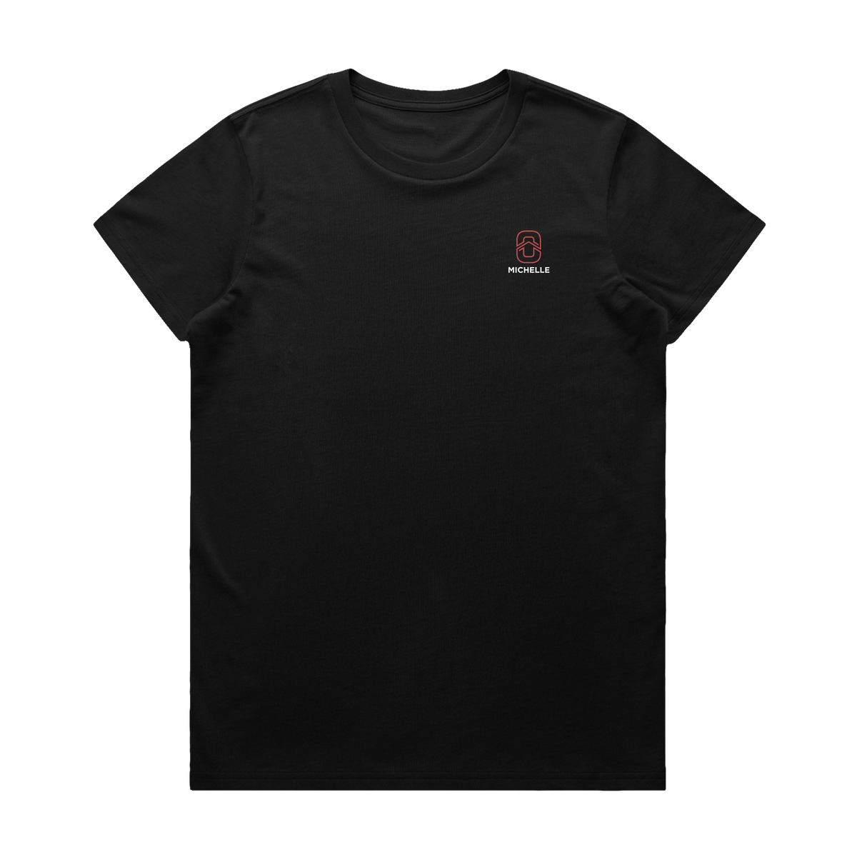 ONE LIFE CLUB MICHELLE MAPLE BLACK TEE | ONE LIFE CLUB
