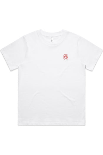 ONE LIFE CLUB LOGO WO'S CLASSIC MINUS WHITE TEE | ONE LIFE CLUB