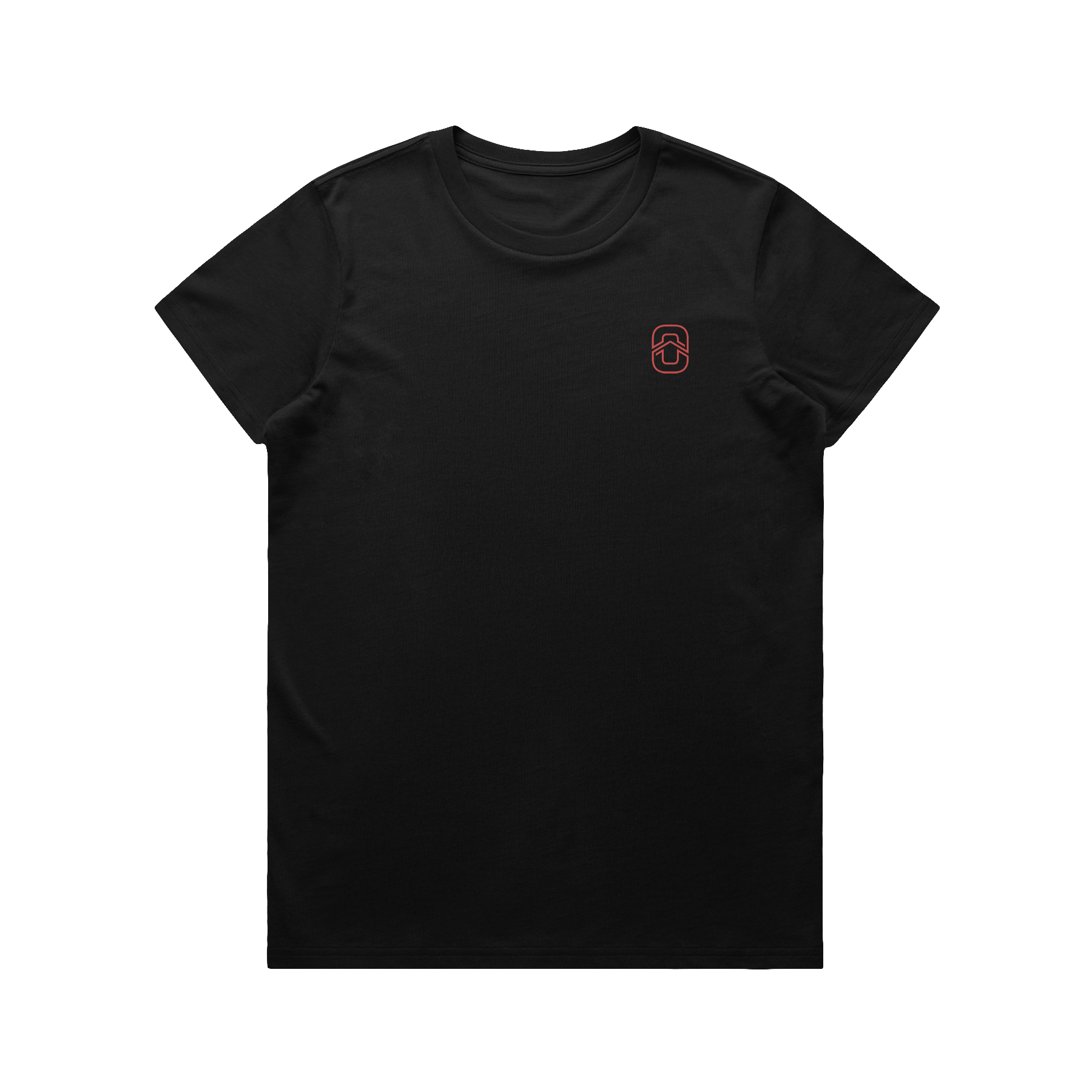 ONE LIFE CLUB LOGO WOMEN MAPLE BLACK TEE | ONE LIFE CLUB