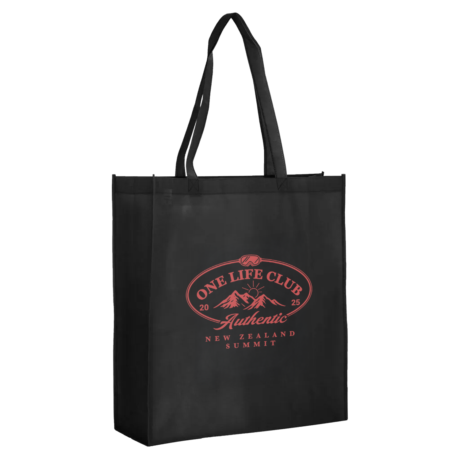ONE LIFE CLUB SHOULDER BLACK TOTE | ONE LIFE CLUB