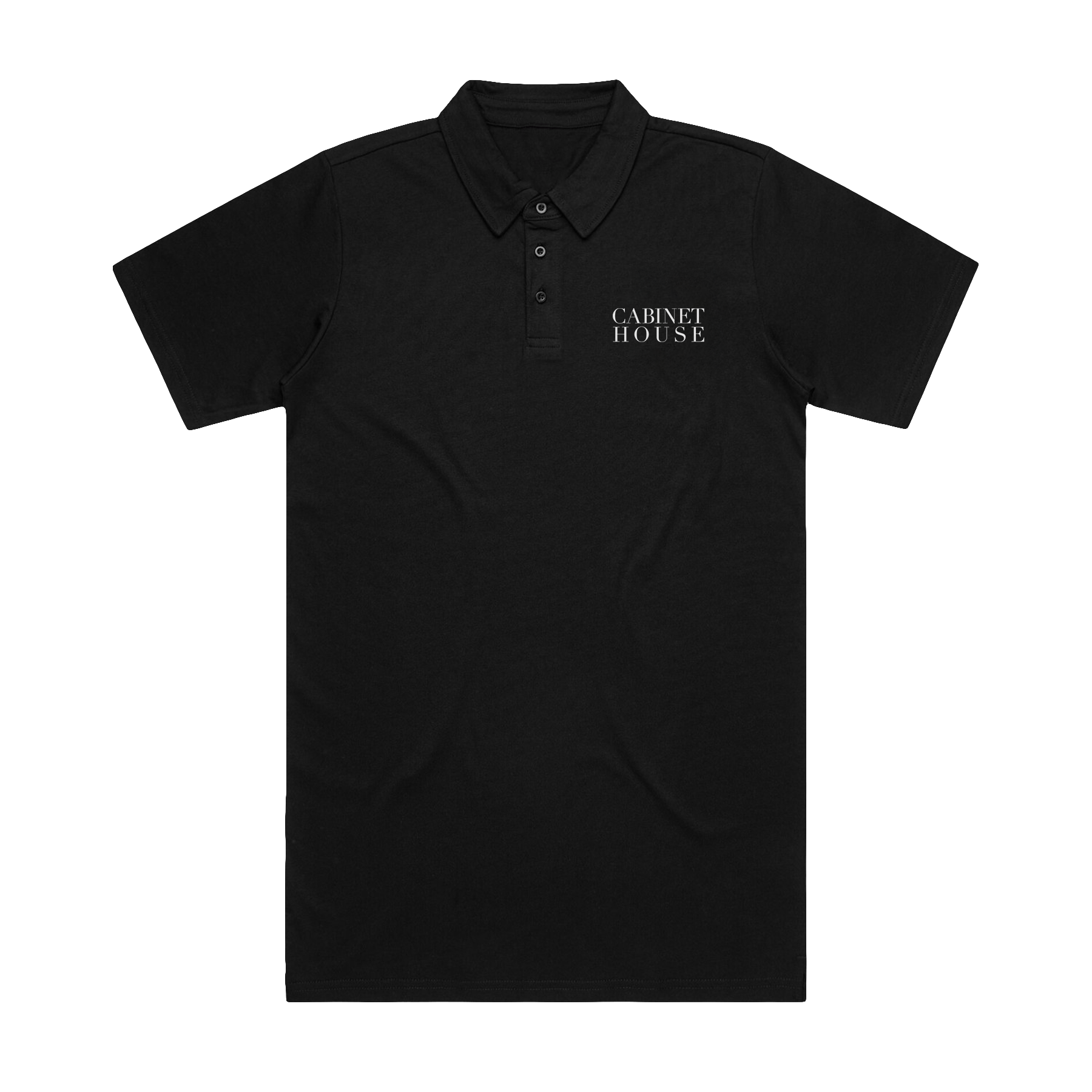 CABINET HOUSE LOGO BLACK CHAD POLO | CABINET HOUSE