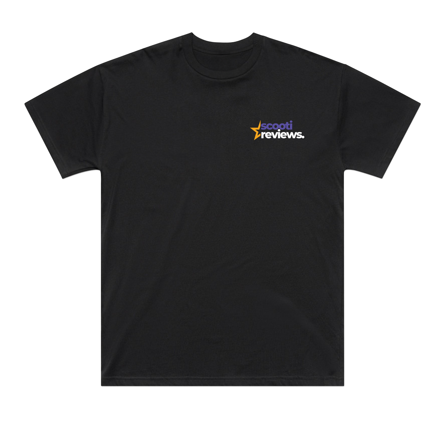 SCOOTI REVIEWS PURPLE ROCKET CLASSIC OVERSIZED BLACK TEE | SCOOTI REVIEWS