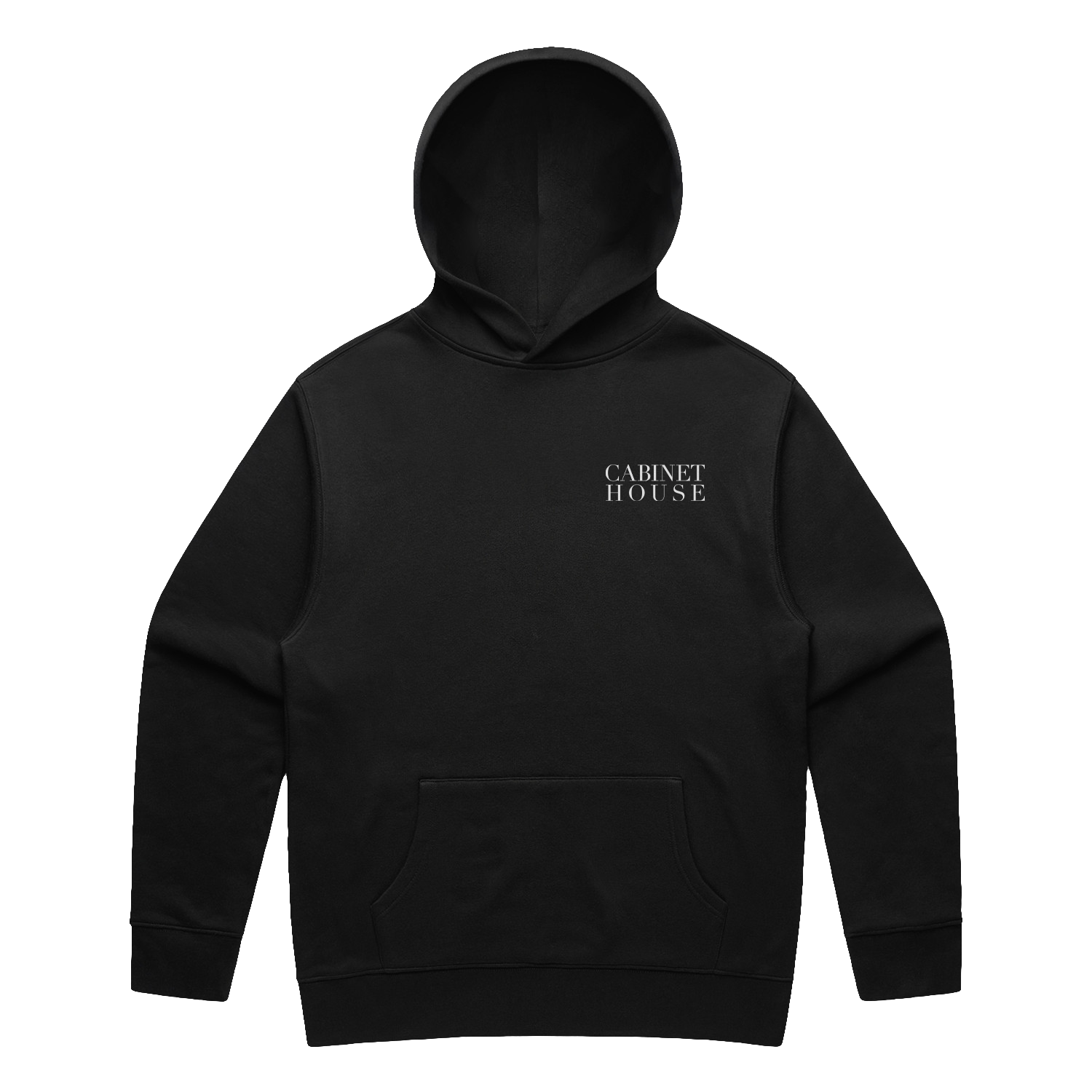 CABINET HOUSE LOGO BLACK RELAX HOODIE | CABINET HOUSE