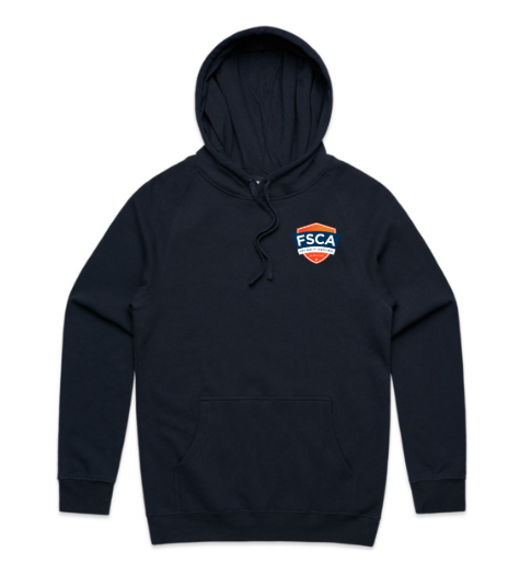 FCSA LOGO SUPPLY NAVY HOODIE | FIRST SAFTEY COMPLIANCE AUSTRALIA