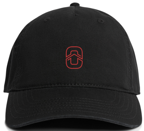 ONE LIFE CLUB O LOGO FIVE PANEL CLASS BLACK CAP | ONE LIFE CLUB